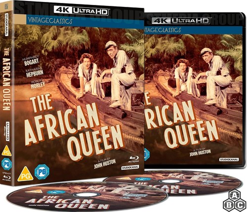 The african queen 4k - african, (1951)